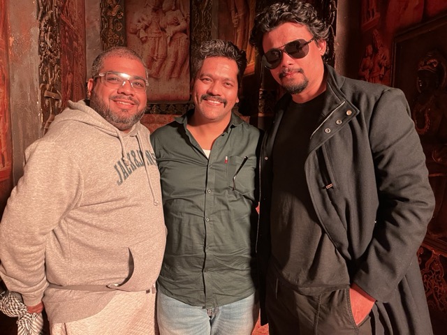 Satyam Raj with collaborators on the SUMN4U production