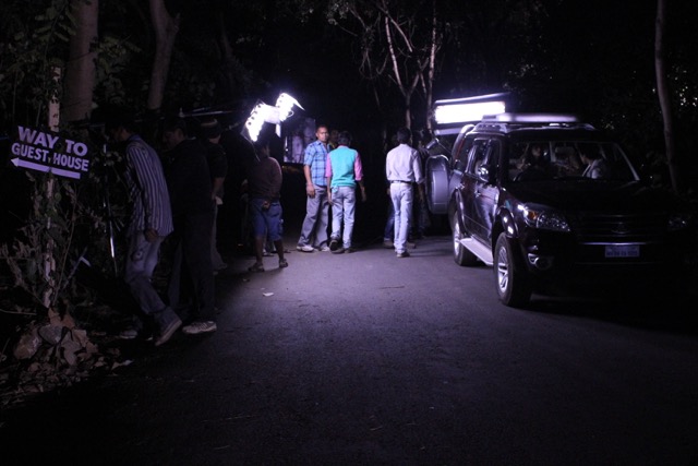 Behind the scenes of The Darkness, photograph 8