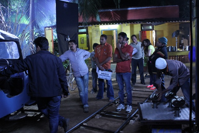 Behind the scenes of The Darkness, photograph 25