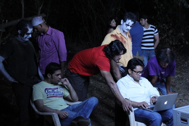 Behind the scenes of The Darkness, photograph 52