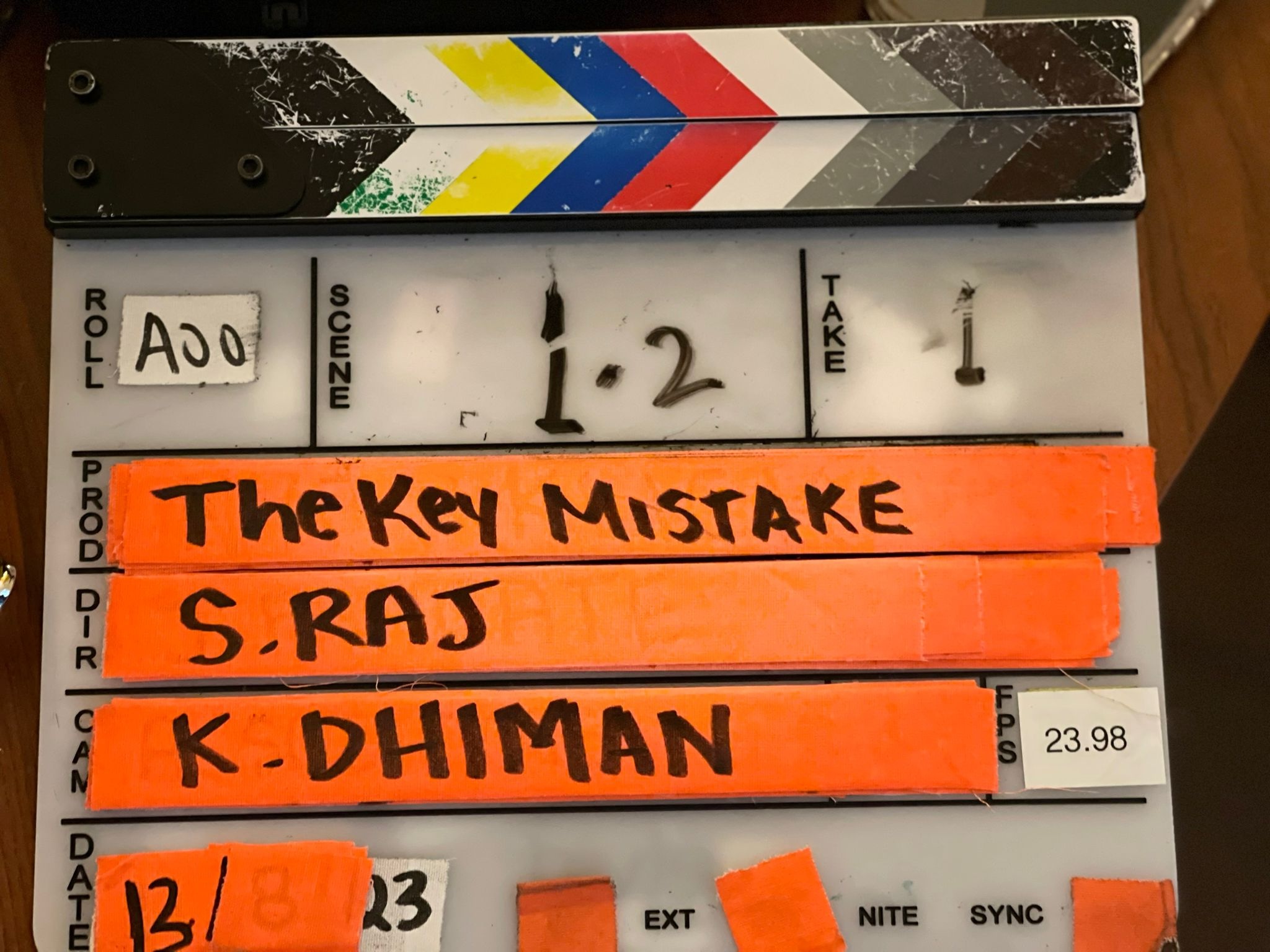Behind-the-scenes photograph 2 from The Key Mistake film production in New York